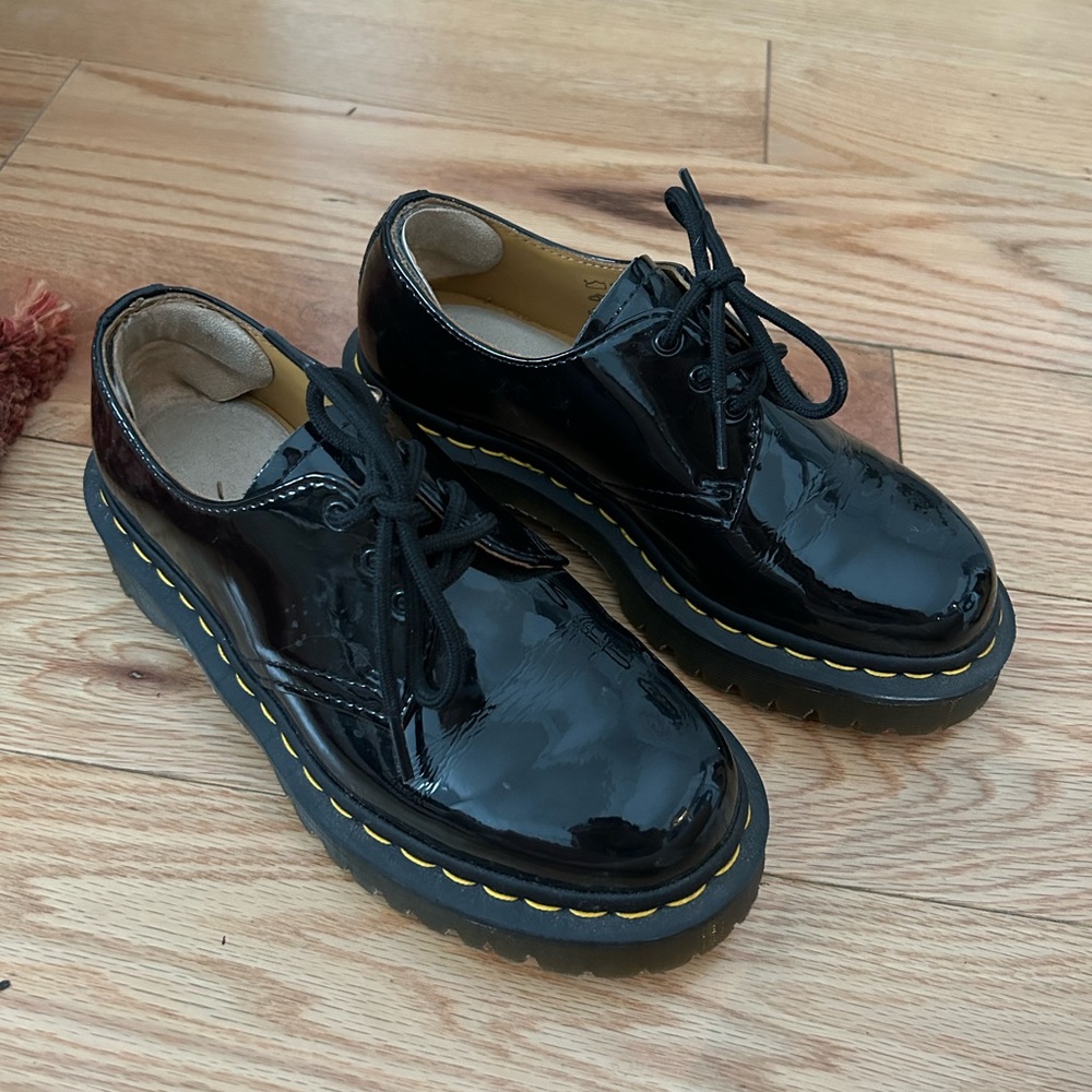 Black Patent Leather bex doc martens